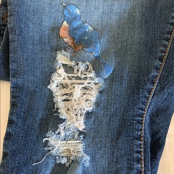 Torrid Girlfriends Printed Jeans - Picture 13 of 14